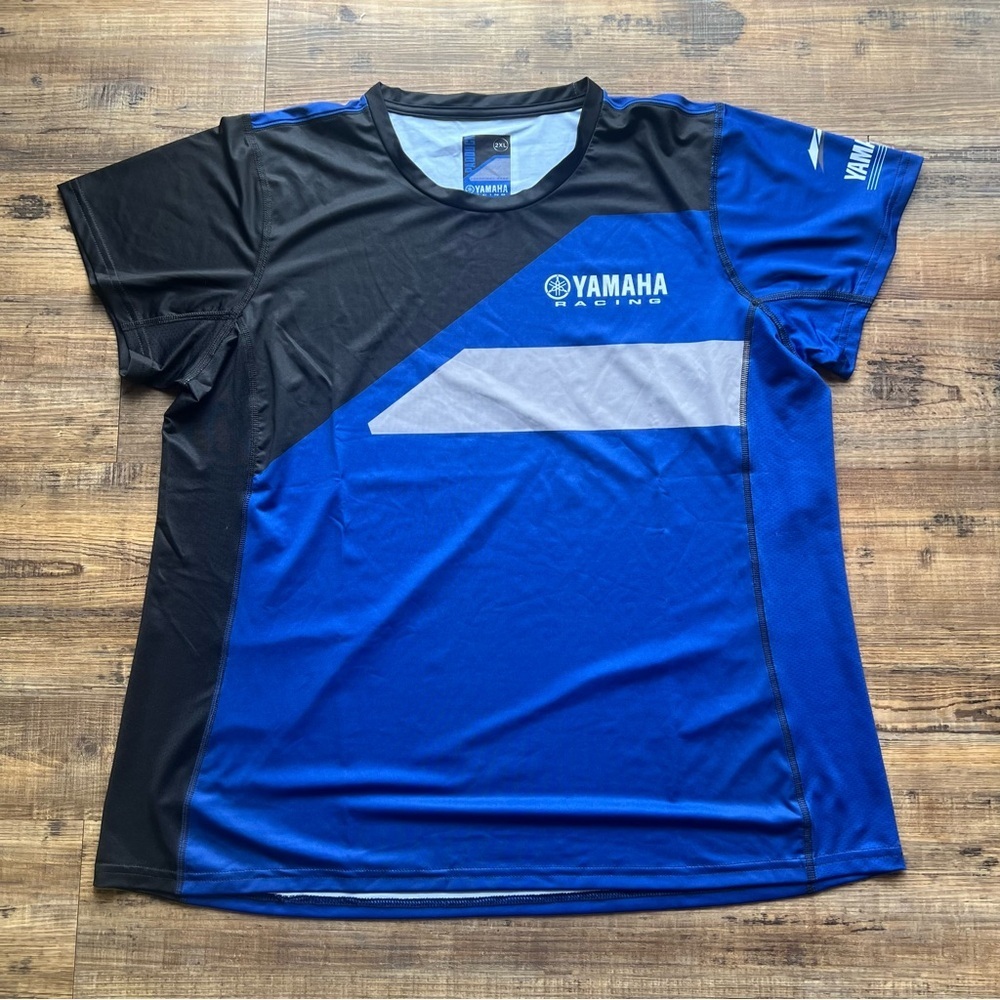 Yamaha Racing Womens Paddock Blue Dri-Fit Short Sleeve T-Shirt Size XL NWT